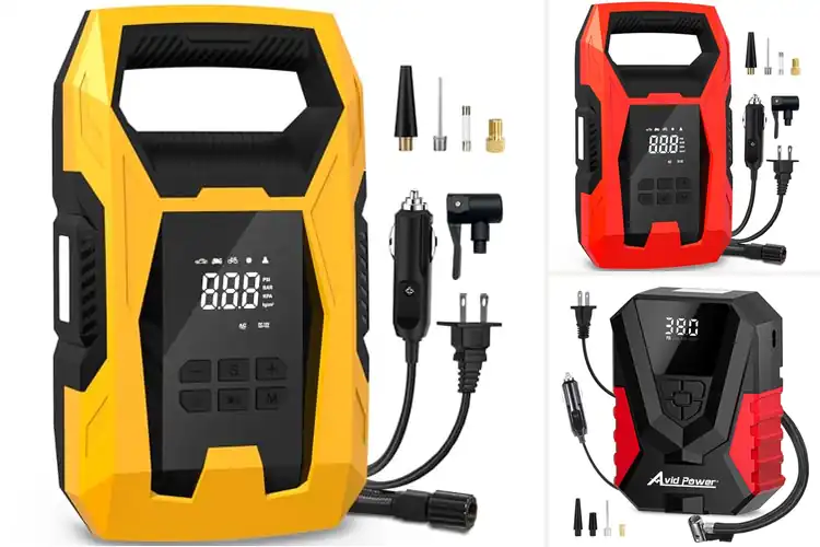 Detailed view of Best 12V 110V Dual Power Air Compressors