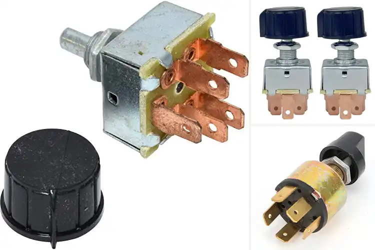 Detailed view of Best 12V Rotary Blower Switch