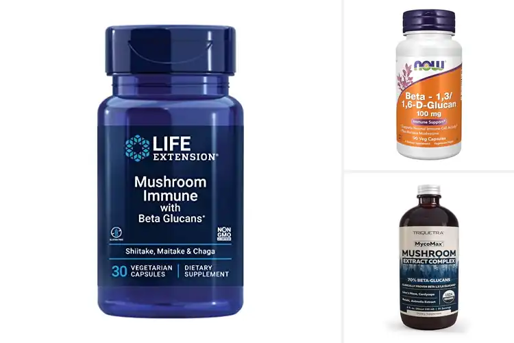 Detailed view of Best Beta-Glucans Mushroom Supplement