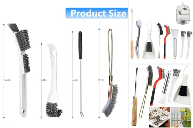Detailed view of Best Bird Cage Brush Sets