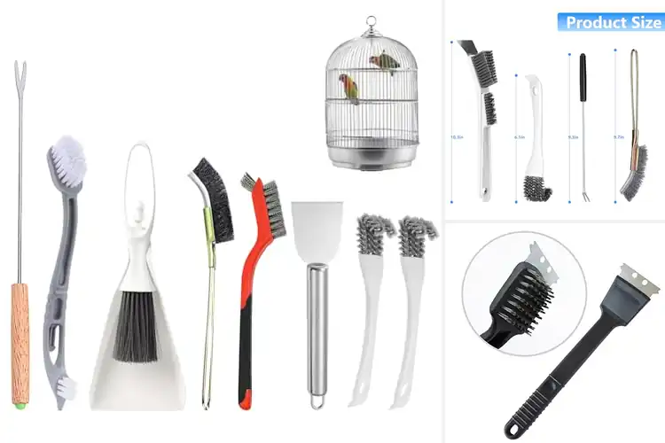 Detailed view of Best Bird Cage Cleaning Tools
