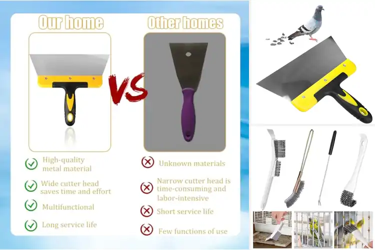 Detailed view of Best Bird Poop Remover Tools