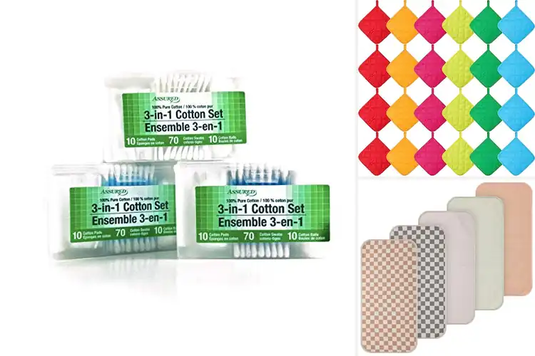 Detailed view of Best Colorful Cotton Pad Sets