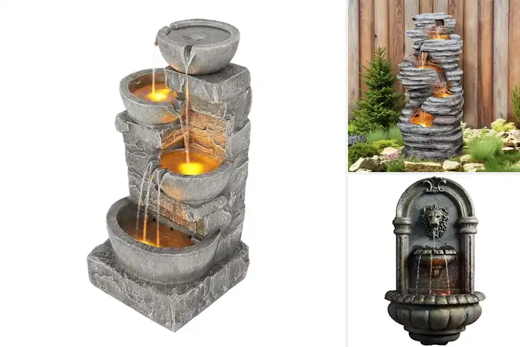 Detailed view of Best Curb Appeal Fountains For Landscaping