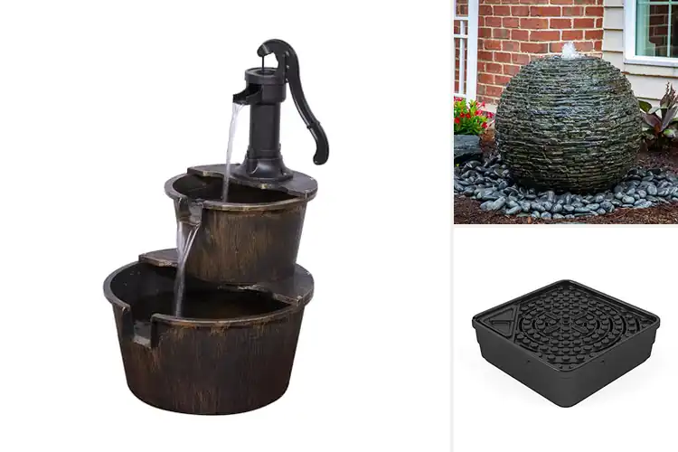 Detailed view of Best Decorative Landscape Fountains