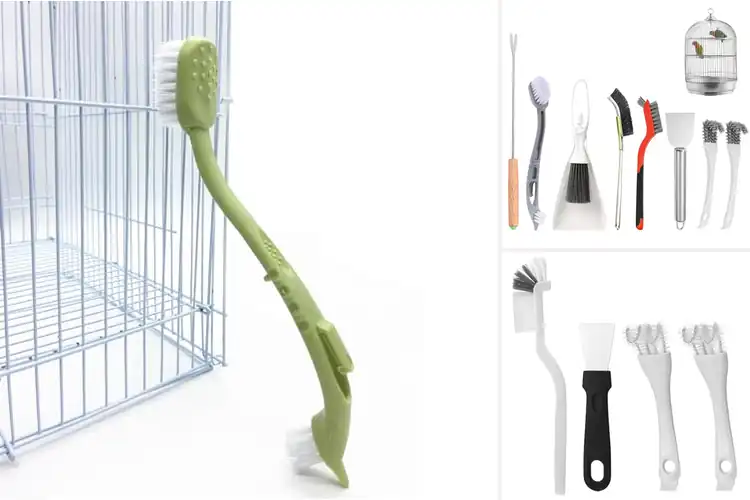 Detailed view of Best Ergonomic Bird Cage Cleaning Brushes
