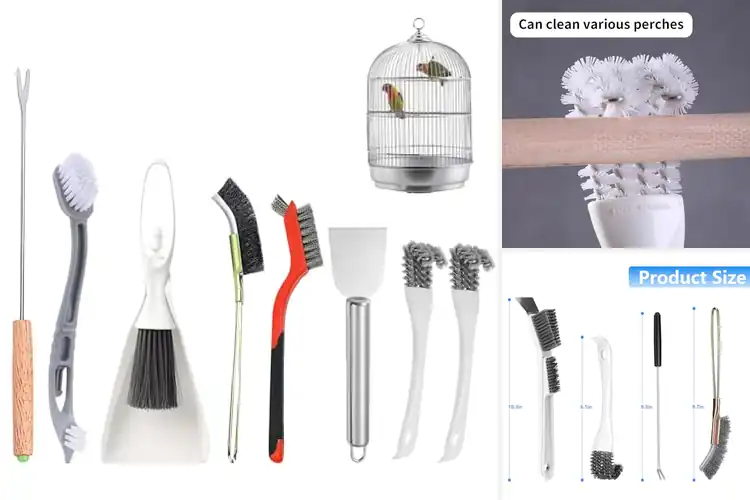 Detailed view of Best Ergonomic Bird Cage Cleaning Tools