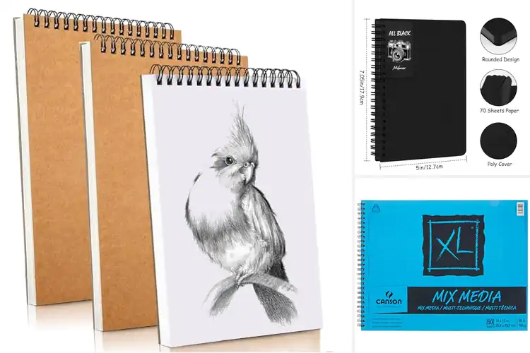 Detailed view of Best For Dry Media Drawings: Top 10 Sketch Pads for Artists