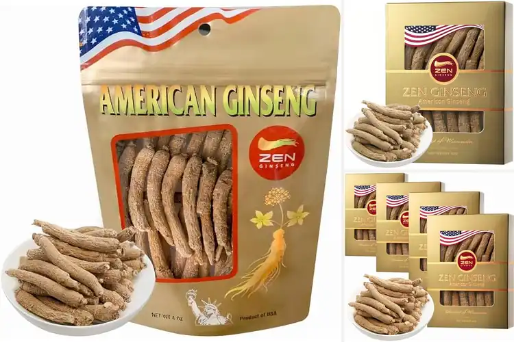Detailed view of Best Ginseng Roots: Pure Wisconsin Energy & Wellness Boost