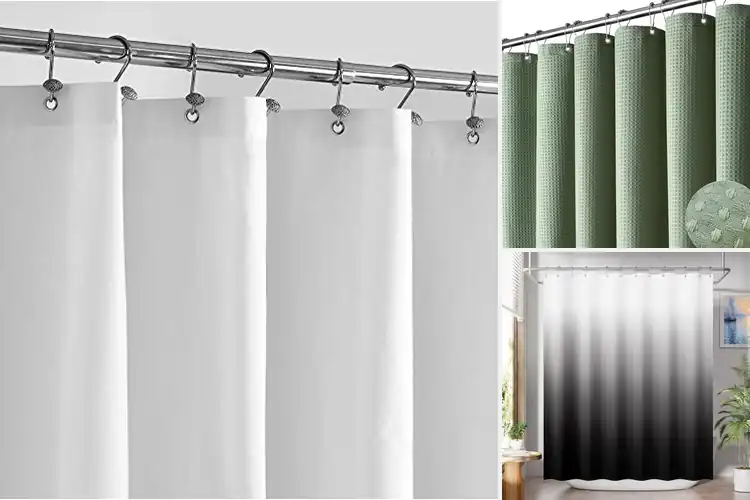 Detailed view of Best Machine Washable Shower Curtains