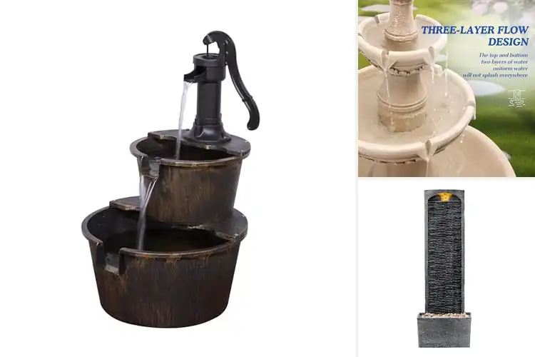 Detailed view of Best Outdoor Decor Fountains