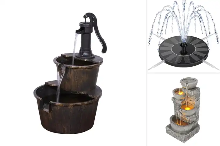 Detailed view of Best Outdoor Garden Fountains