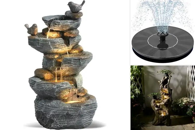 Detailed view of Best Outdoor Garden Water Feature