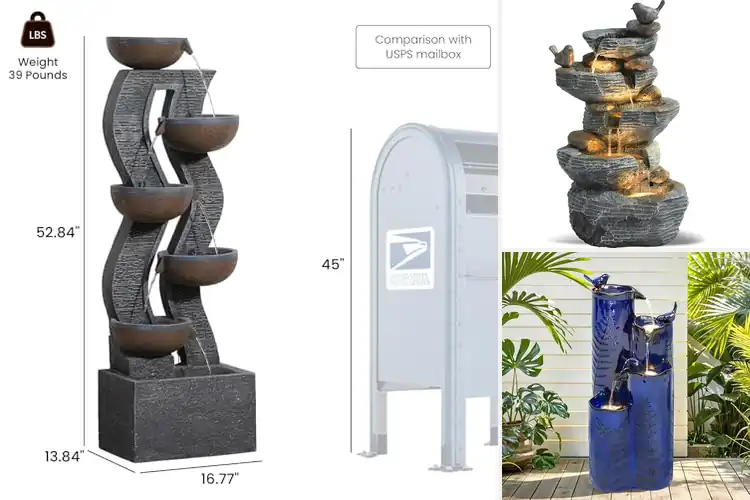 Detailed view of Best Outdoor Water Fountains