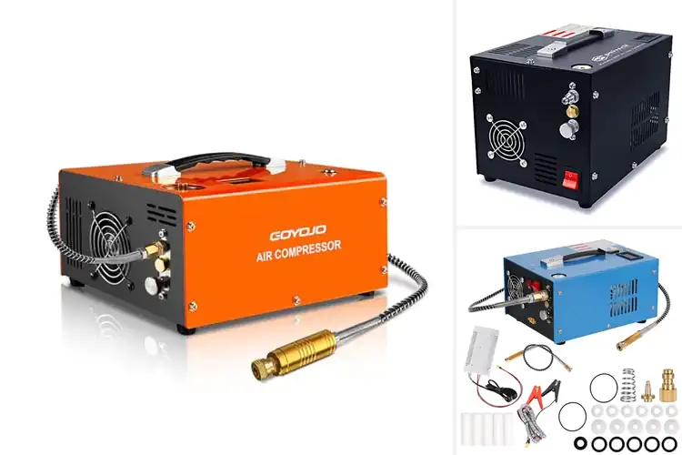 Detailed view of Best Paintball Tank Compressors