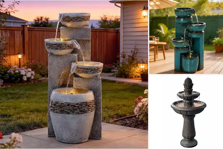 Detailed view of Best Pedestal Water Fountains For Patios