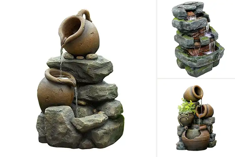 Detailed view of Best Polyresin Fiberglass Fountain: 10 Stunning Choices