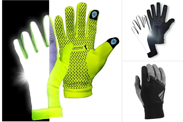Detailed view of Best Reflective Running Gloves