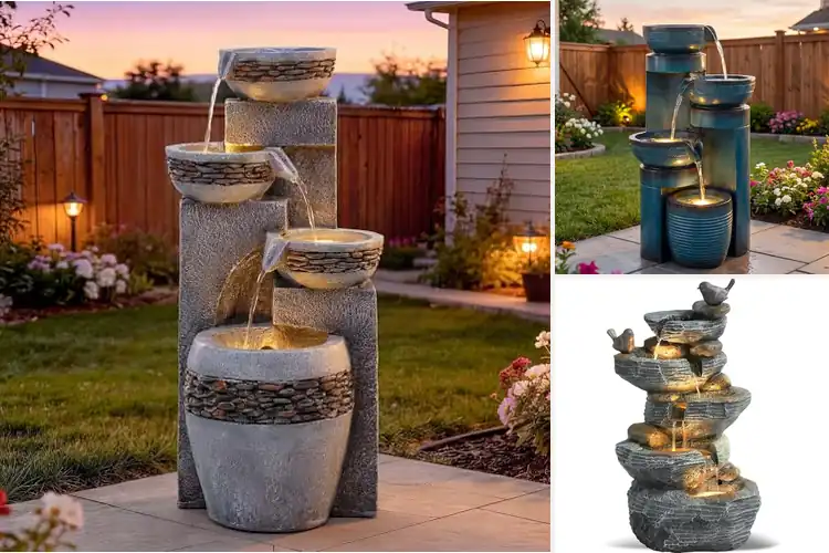 Detailed view of Best Relaxing Garden Fountains for a Tranquil Outdoor Oasis