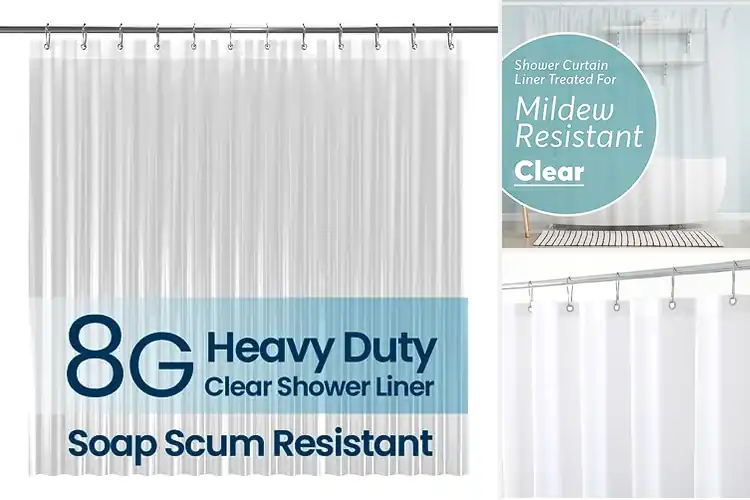 Detailed view of Best Rust Resistant Shower Curtain Liners