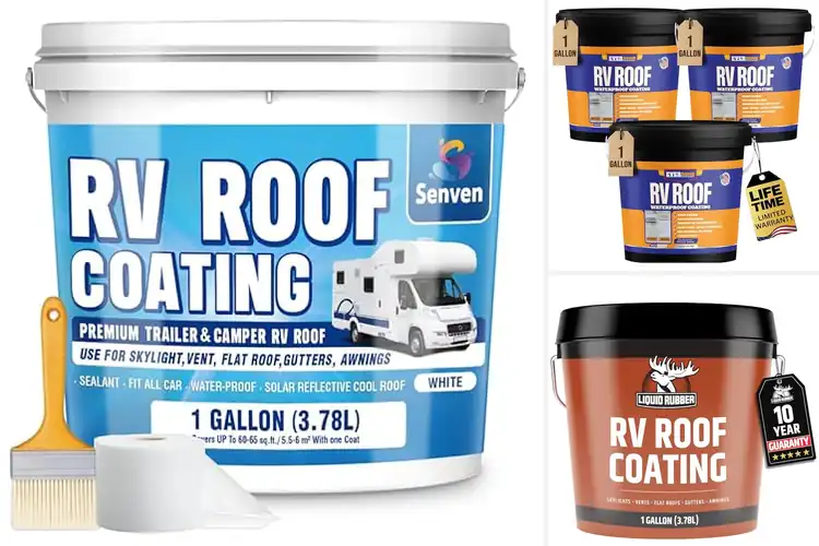 Detailed view of Best RV Roof Waterproofing Sealants
