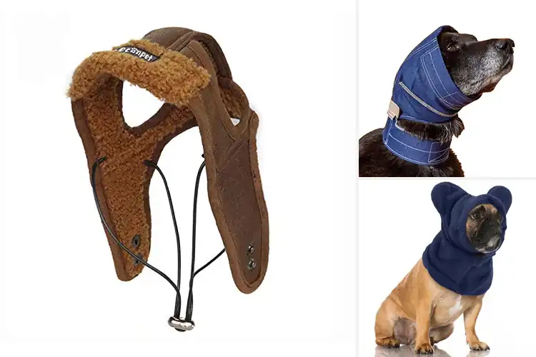 Detailed view of Best Secure Buckle Buckled Ear Flap Hat For Dogs