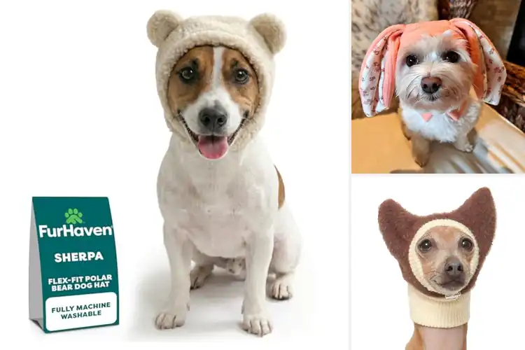 Detailed view of Best Soft Comfortable Winter Dog Hat Interior