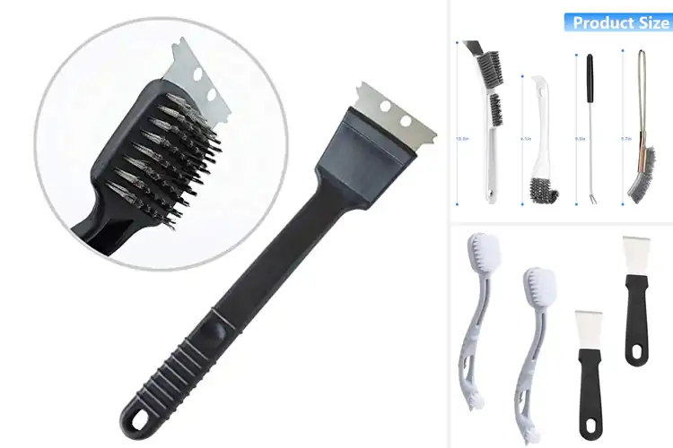Detailed view of Best Stainless Steel Bird Cage Brushes