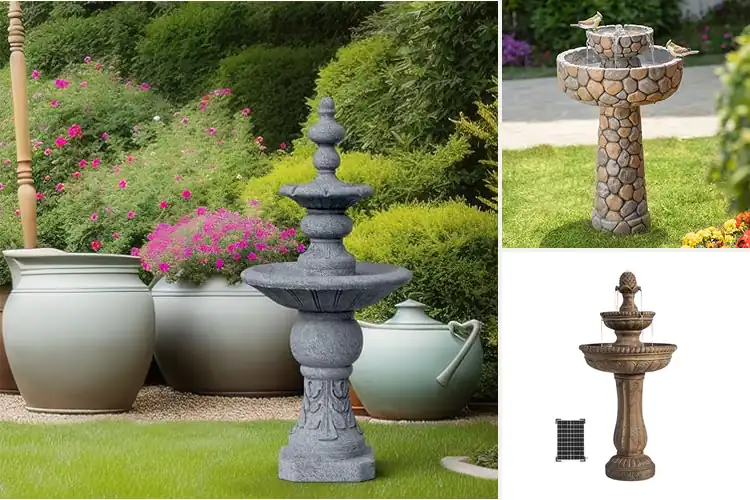 Detailed view of Best Stone Garden Fountains: 10 Serene Picks for Your Oasis