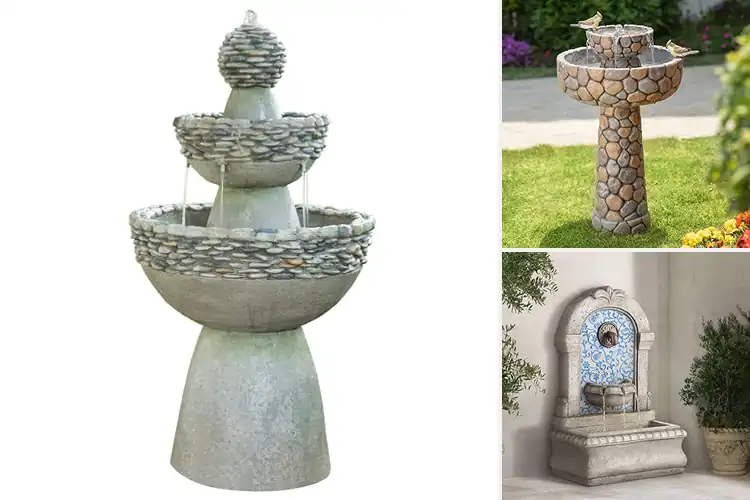 Detailed view of Best Stone Trim Outdoor Fountains