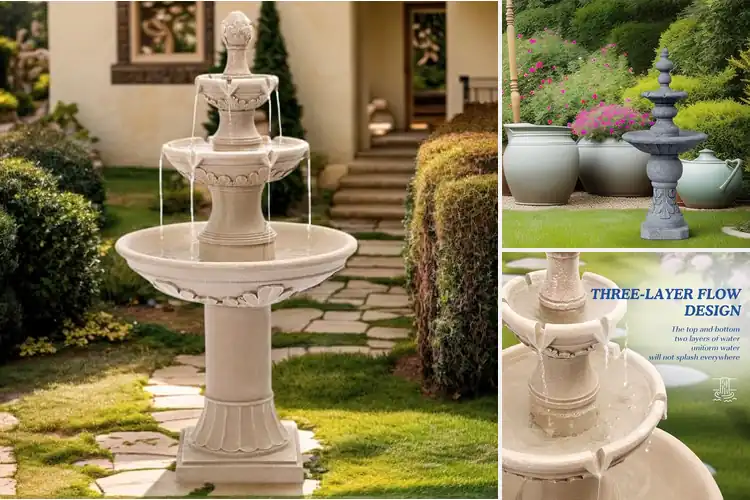 Detailed view of Best Tiered Outdoor Fountains
