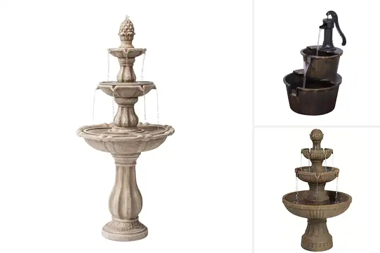 Detailed view of Best Tiered Water Fountain