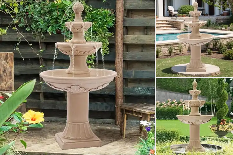 Detailed view of Best Tiered Water Fountains For Gardens