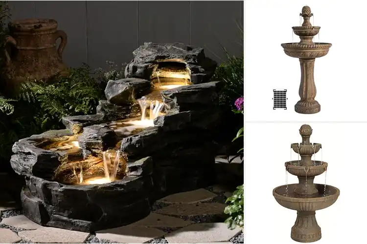 Detailed view of Best Tiered Water Fountains for a Serene Garden Oasis