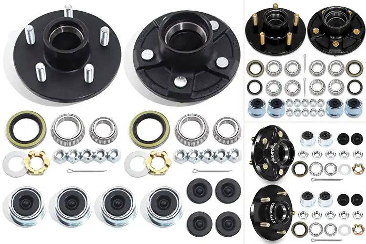 Detailed view of Best Trailer Hubs: Durable, Easy Install, 3500 lbs Axle Fit