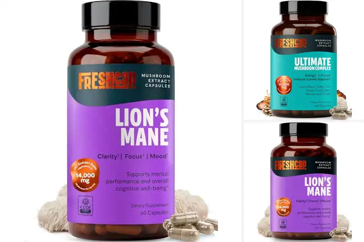 Detailed view of Best Triple Extract Mushroom Capsules