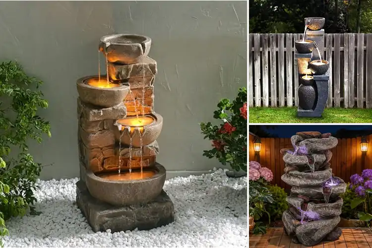 Detailed view of Best Weather Resistant Polyresin Fiberglass Fountain