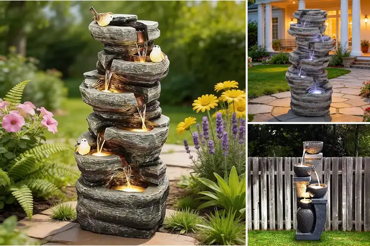 Detailed view of Best Weather Resistant Polyresin Fountains