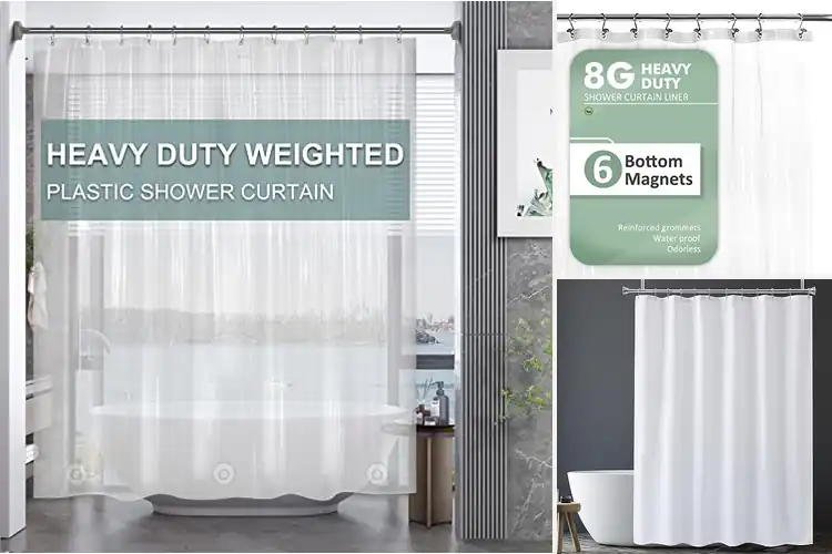 Detailed view of Best Weighted Shower Curtain Liners
