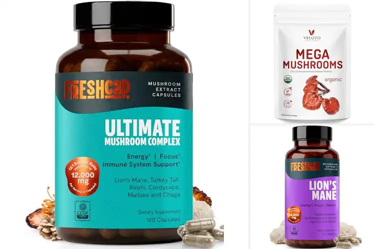 Detailed view of Best Whole Fruiting Body Mushroom Supplement