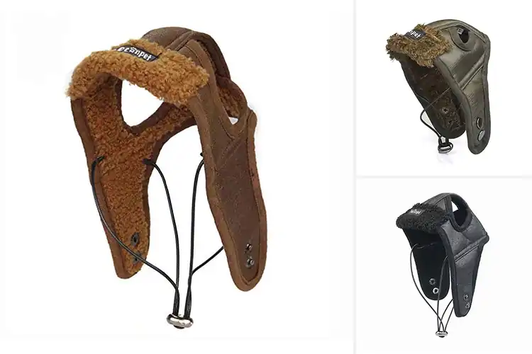 Detailed view of Best Windproof Cold Weather Dog Hat For Winter