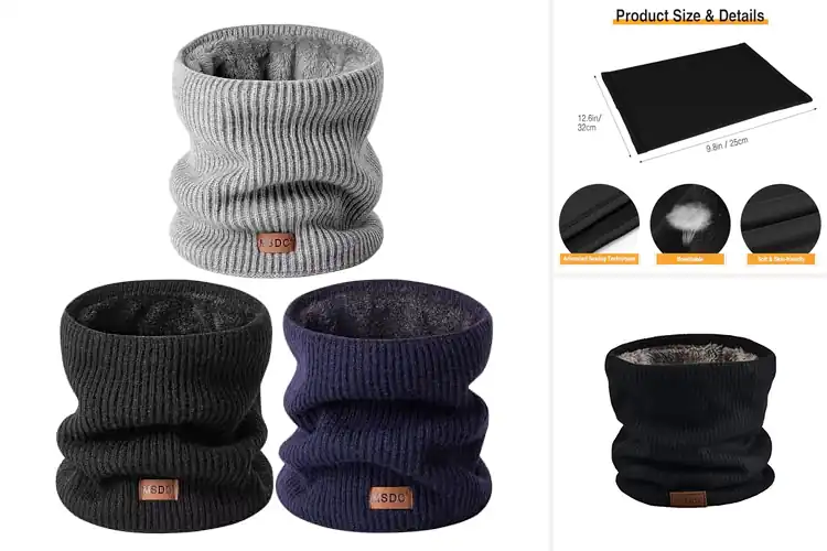 Detailed view of Best Winter Neck Warmers