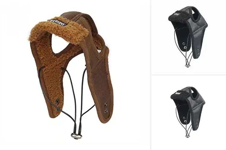 Detailed view of Best XXL Dog Aviator Hat Size For Large Breeds