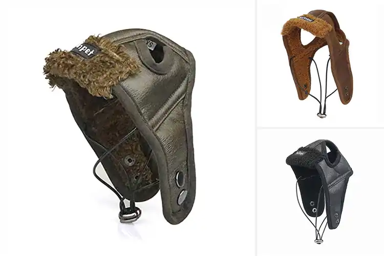 Detailed view of Best XXL Dog Aviator Hat Size