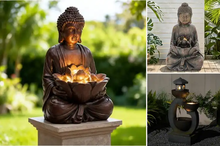 Detailed view of Best Zen Style Outdoor Fountains